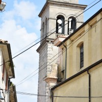 clocher de l'église à Buzet